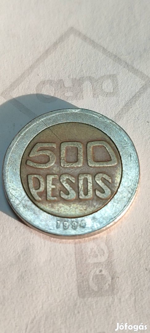 1995 Kolombia 500 Peso Érme