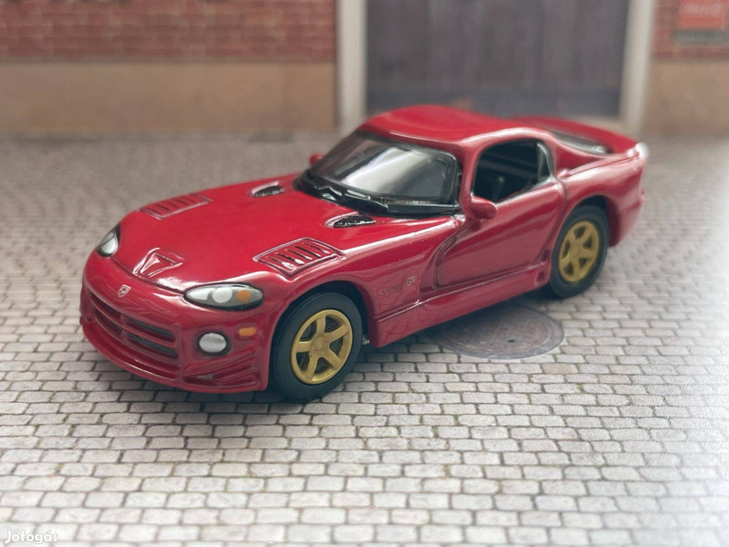 1997 Dodge Viper GTS modell autó - Johnny Lightning 1:64 méret