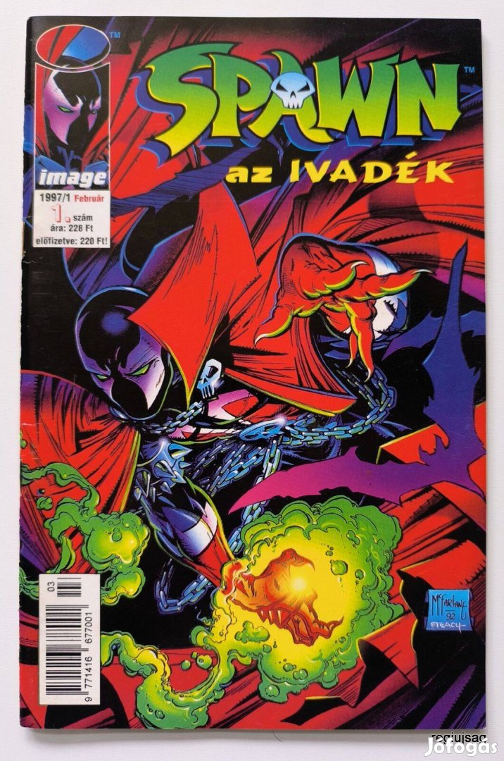 1997 II / Spawn #1 / Eredeti, régi újságok, képregények