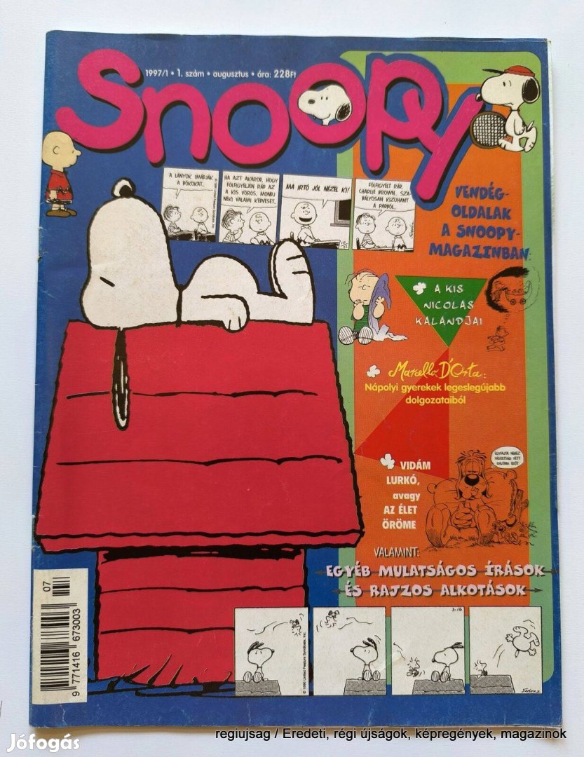 1997 augusztus / Snoopy (1997) #1 / Képregény - Magyar