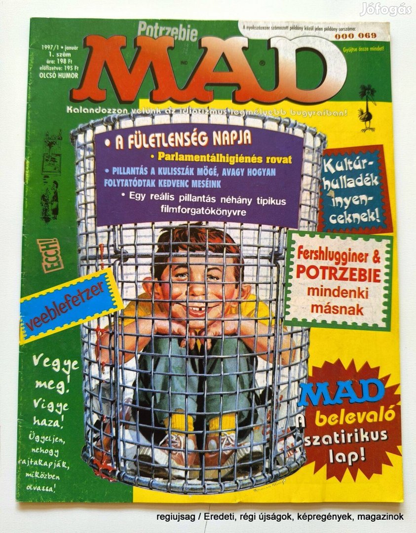 1997 január / MAD #1 / Képregény - Magyar / Ssz.: 29108