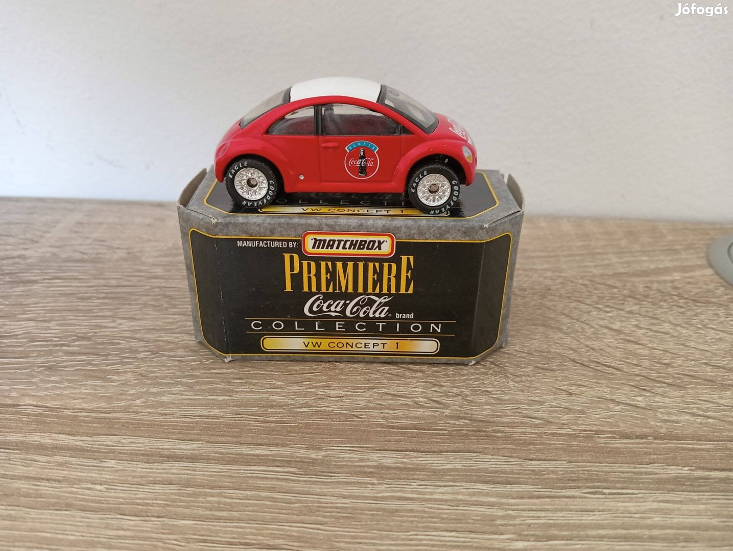 1998 Matchbox Premiere VW Volkswagen Concept 1 Coca-Cola Red