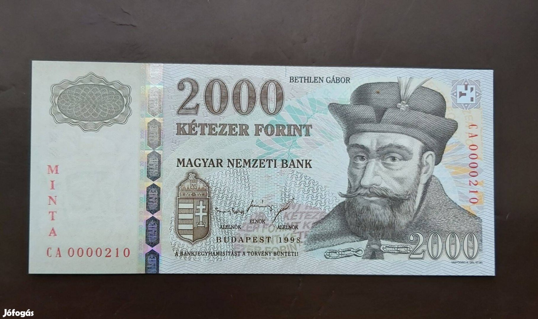 1998 Minta első kiadás 2000 forint