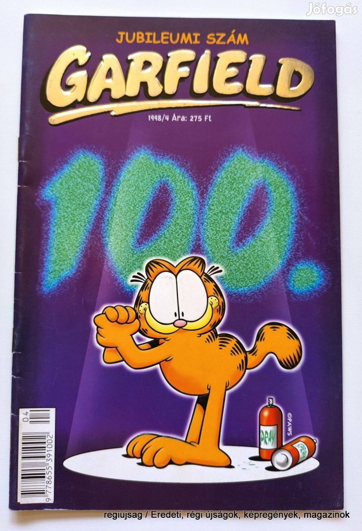 1998 április / Garfield #100 / Képregény - Magyar