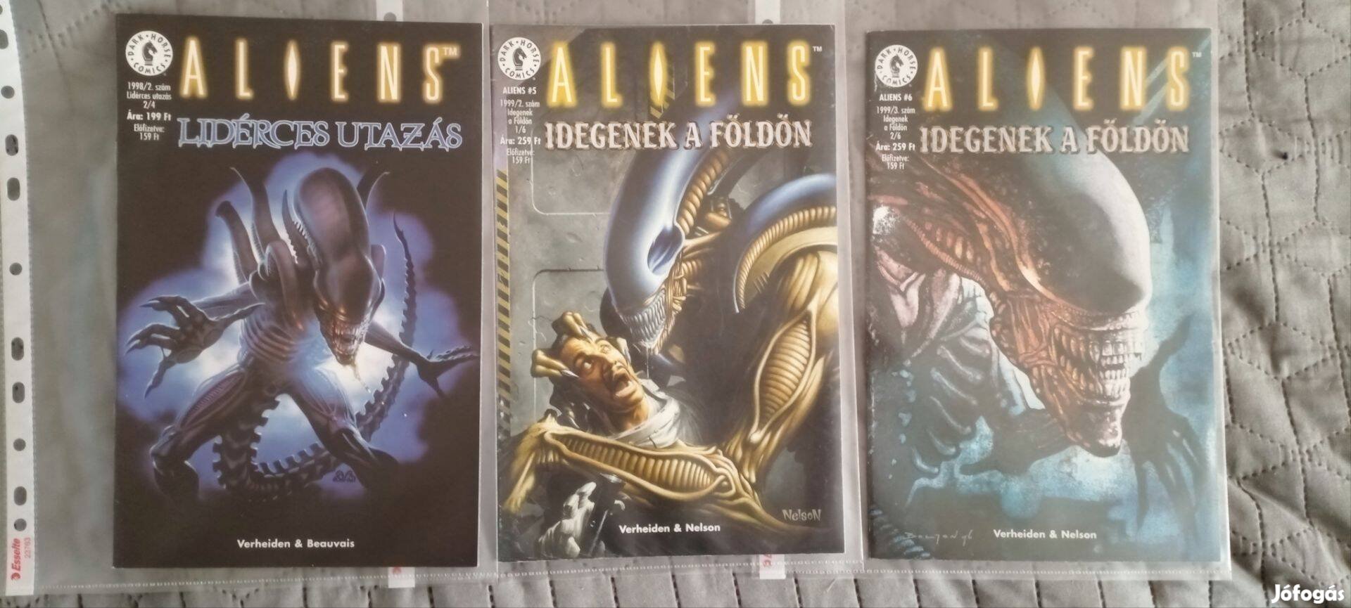 1998 as Dark Horse Comics Aliens képregény sorozat eladó