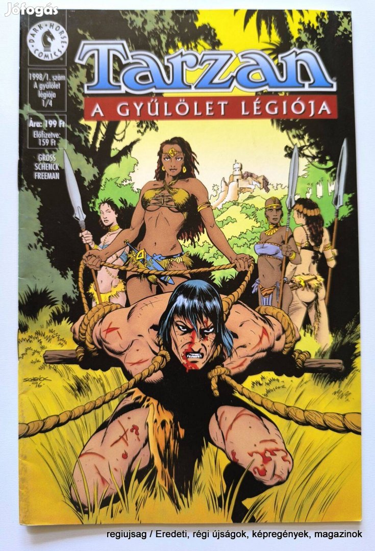 1998 augusztus / Tarzan: A gyűlölet légiója #1 / Képregény