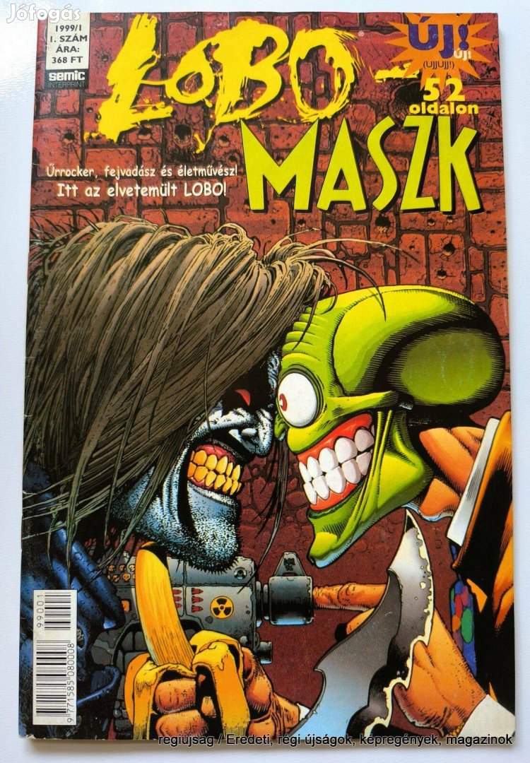 1999 / Lobo - Maszk #1 / Képregény - Magyar / Ssz.: 28666