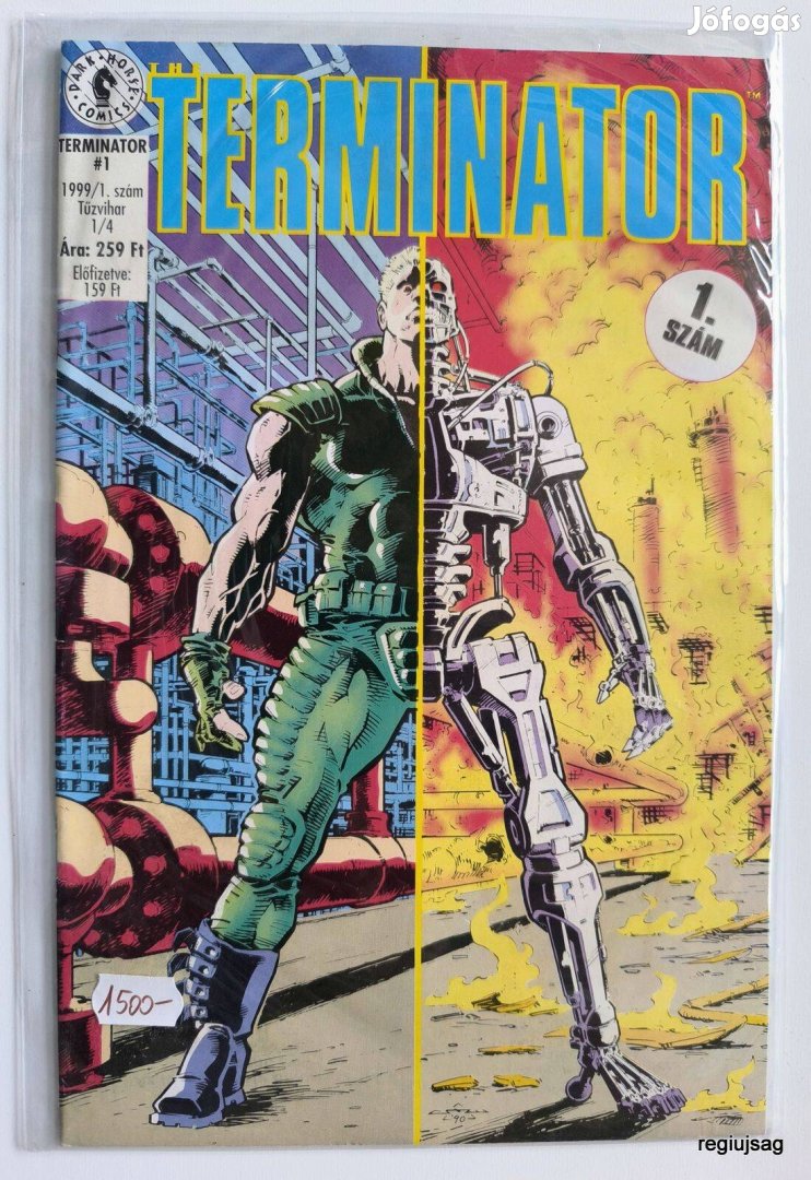 1999 / Terminator #1 / Eredeti, régi újságok, képregények