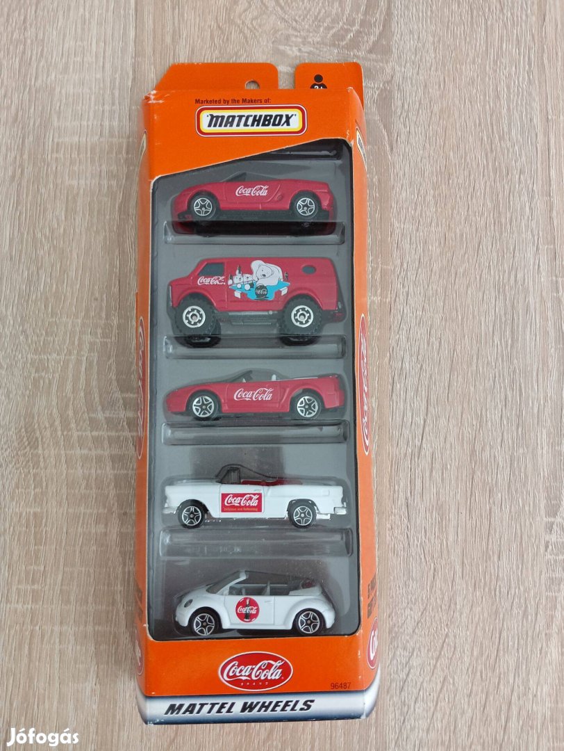 1999 matchbox coca-cola 5 packs