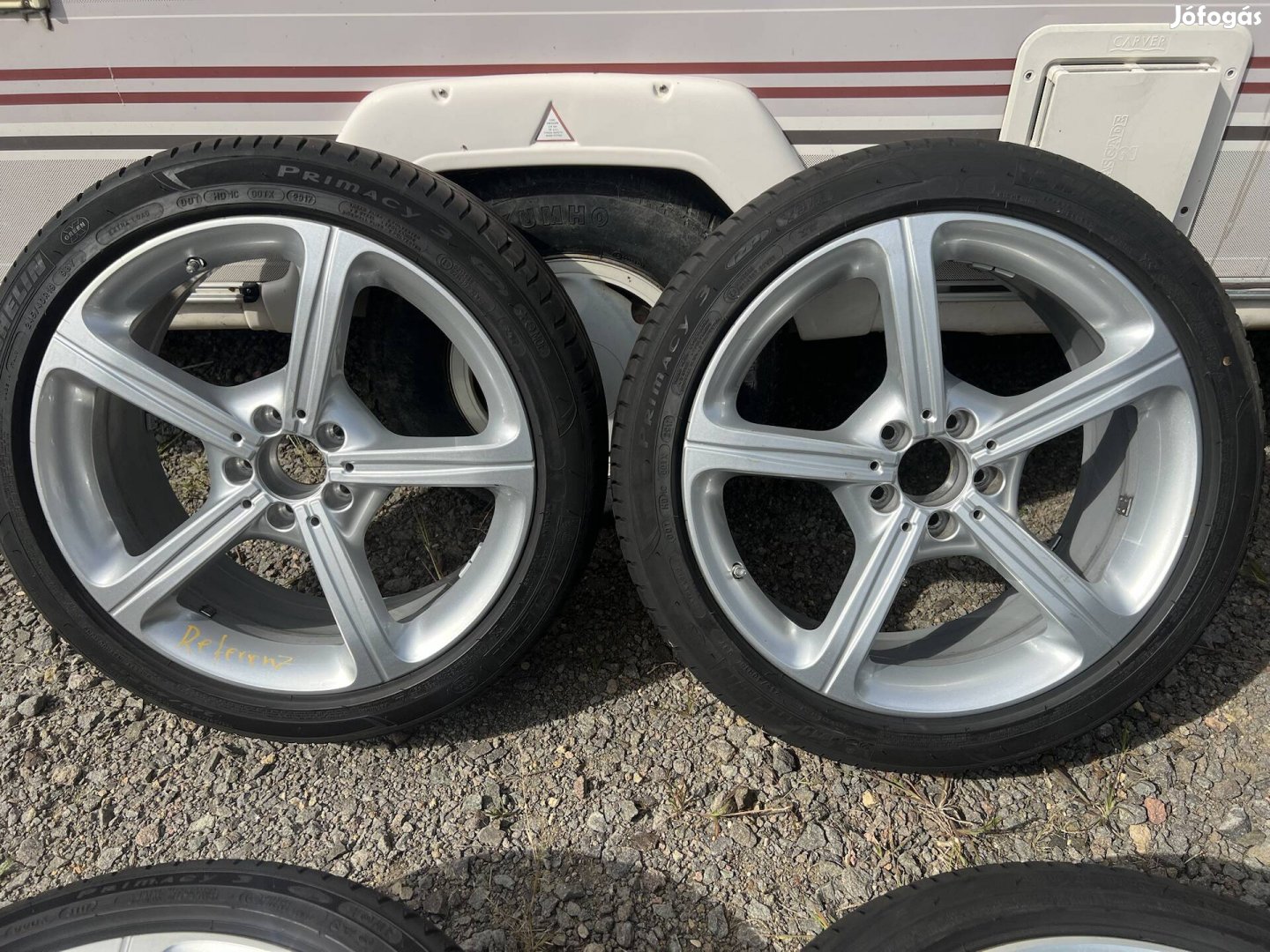 19 Gyari Mercedes ketszeles W257 C57 CLS Alufelni jeladó 5x112