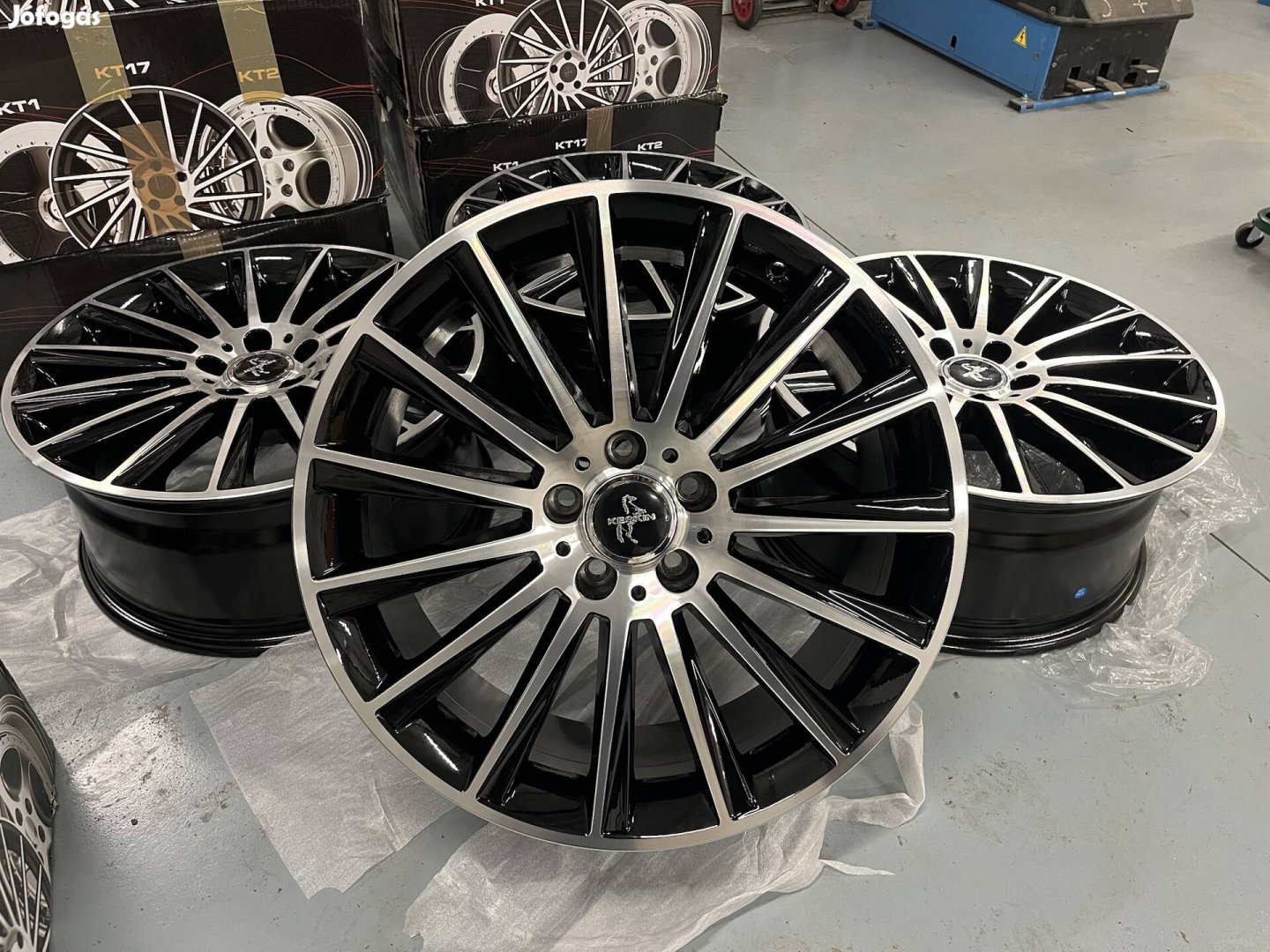 19" 5x112 Keskin KT18 bicolor alufelni szett Új!