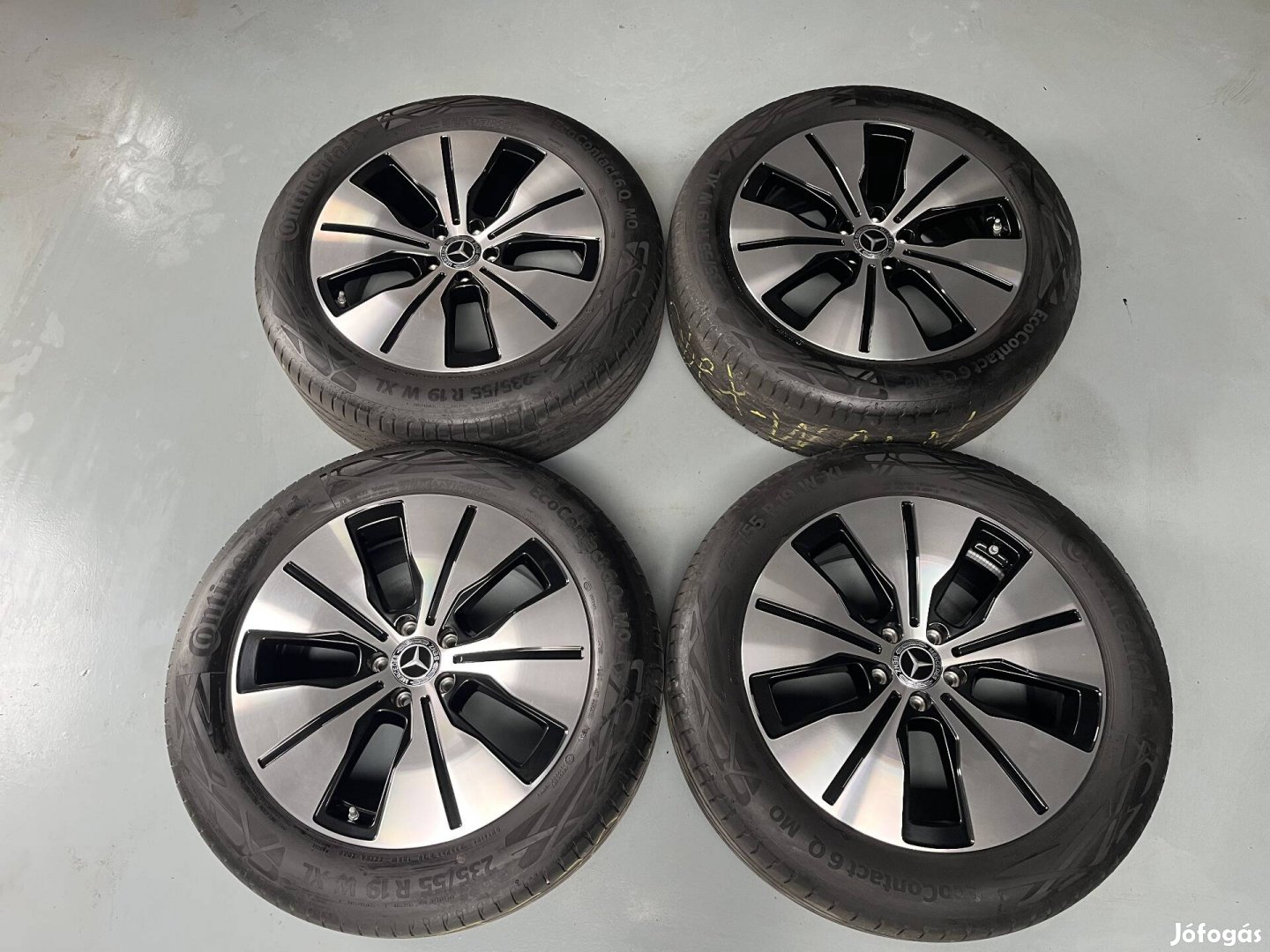 19" 5x112 Mercedes Eqc / GLC gyári alufelni szett nyárigumikkal +Tpms!