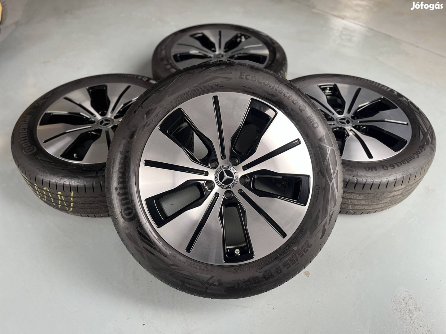19" 5x112 Mercedes Eqc / GLC gyári alufelni szett nyárigumikkal +Tpms!