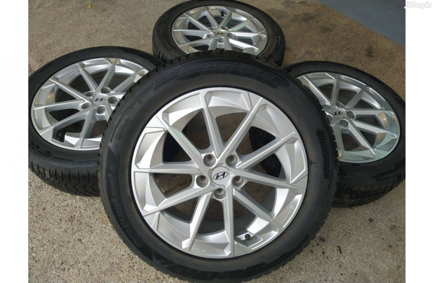 19" Hyundai Ioniq5 alufelni garnitúra Tpms szelep 5x114,3 Téli Hankook