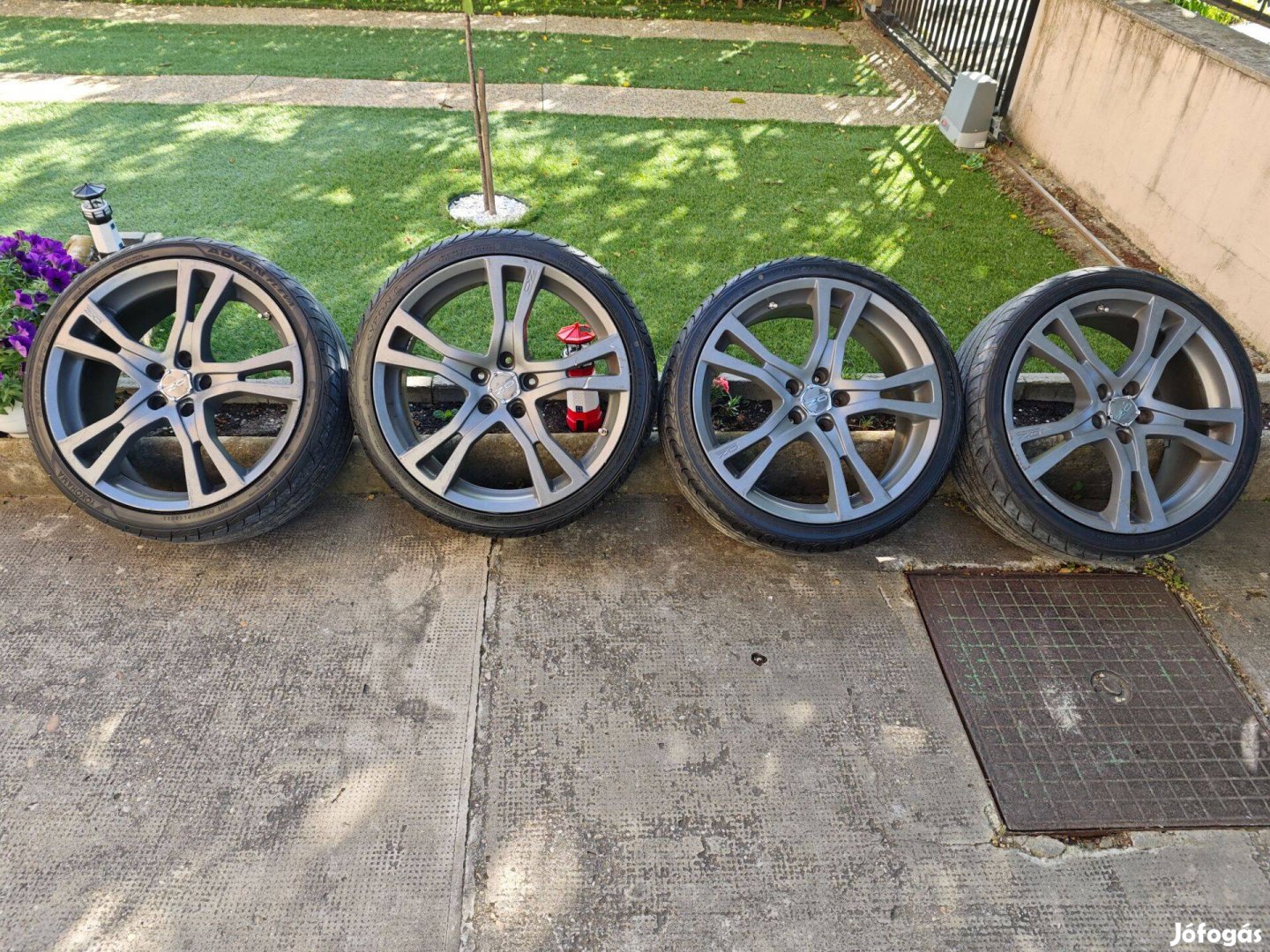 19" OZ Palladio 5x112 alufelni szett eladó!