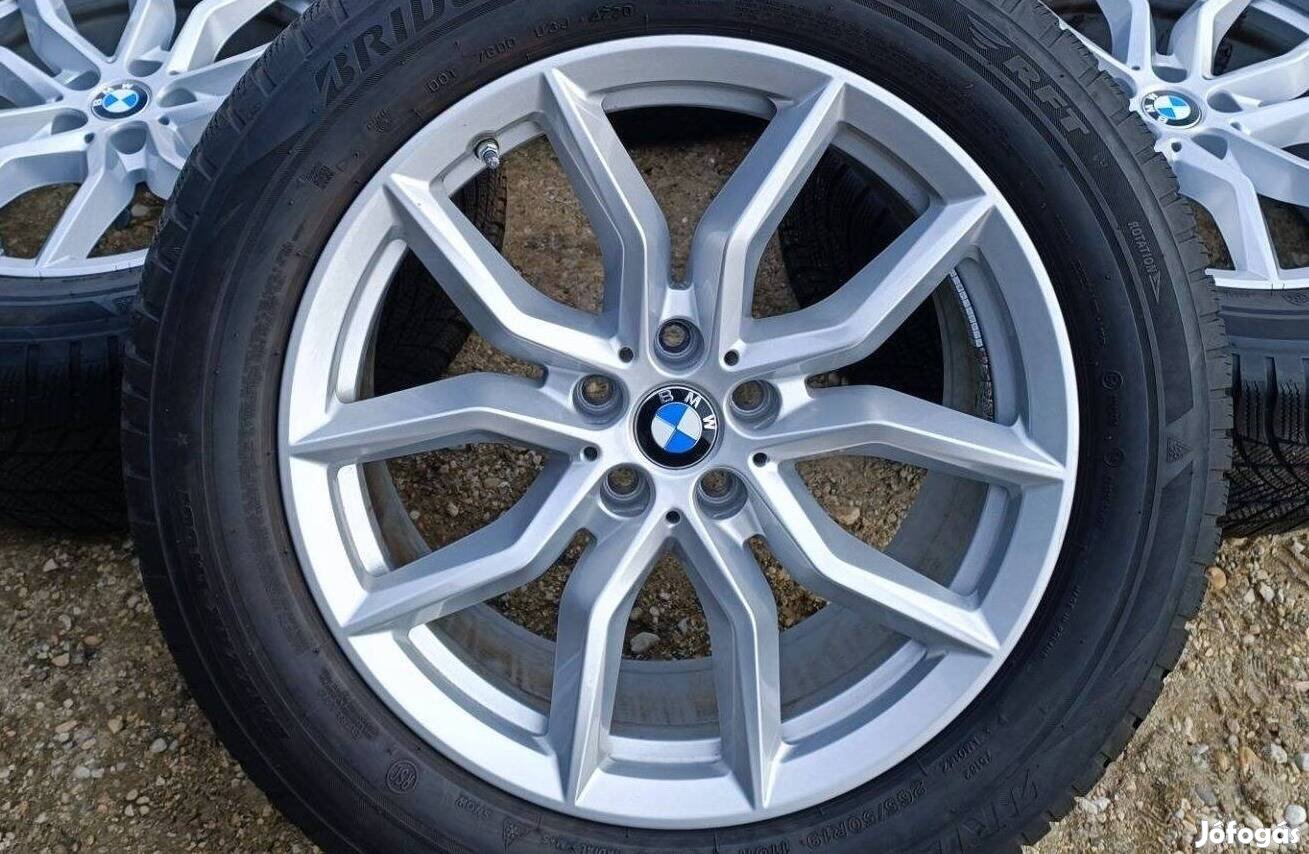 19" gyári BMW X5 X6 alufelni Style 734 Bridgestone téligumik felni 19
