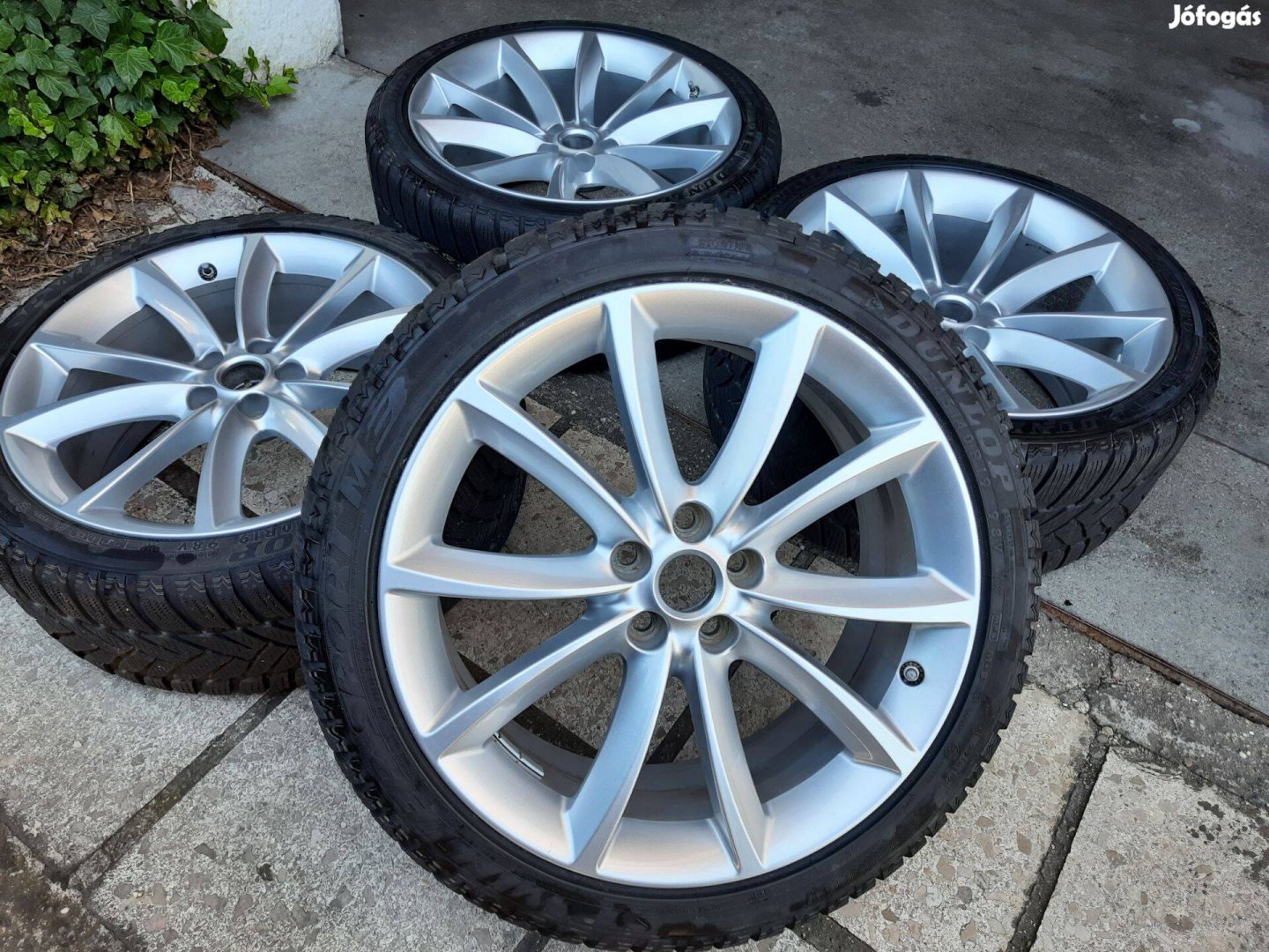 19" gyári Jaguar XF kétszéles alufelni szenzorokkal 5x108 felni 19 col