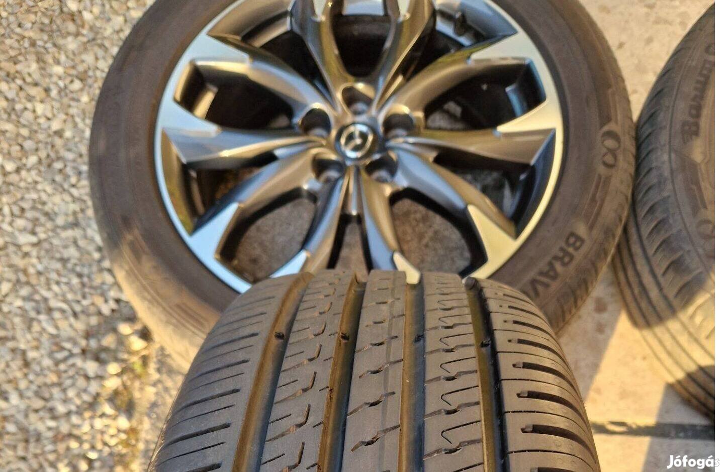 19" gyári Mazda CX-5 alufelni garnitúra Barum nyárigumik 19 CX5 felni