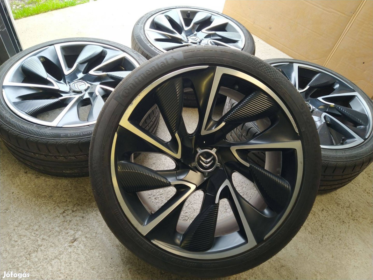19" gyári jó állapotú Citroen DS4 vagy DS5-re való alufelni garnitúra