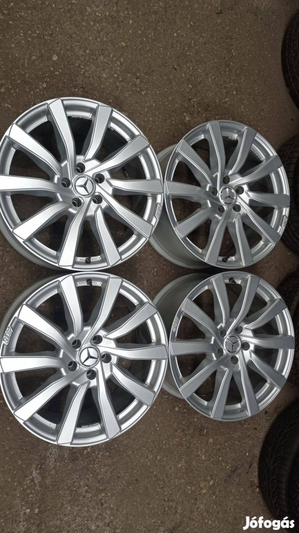 19 colos Aez használt 5x112 lyukosztású alu felni garnitúra nyomásszen