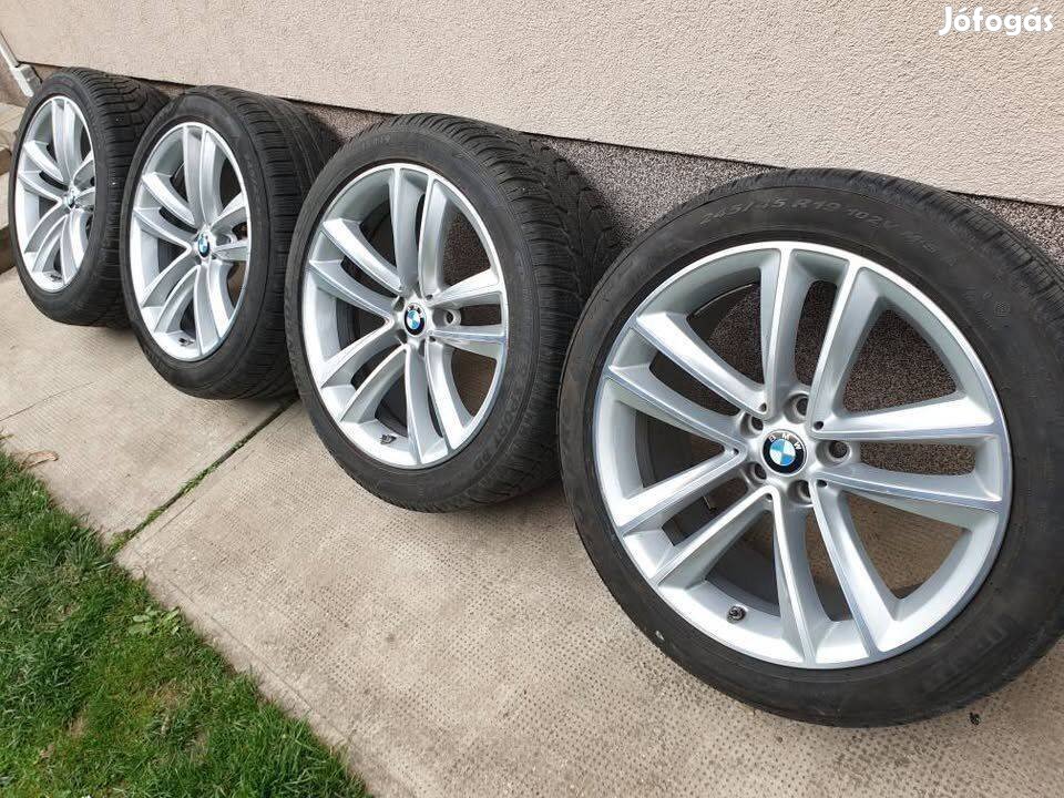 19 colos BMW Style 630 gyári alufelnik+szenzorok+gumik! Újszerű!