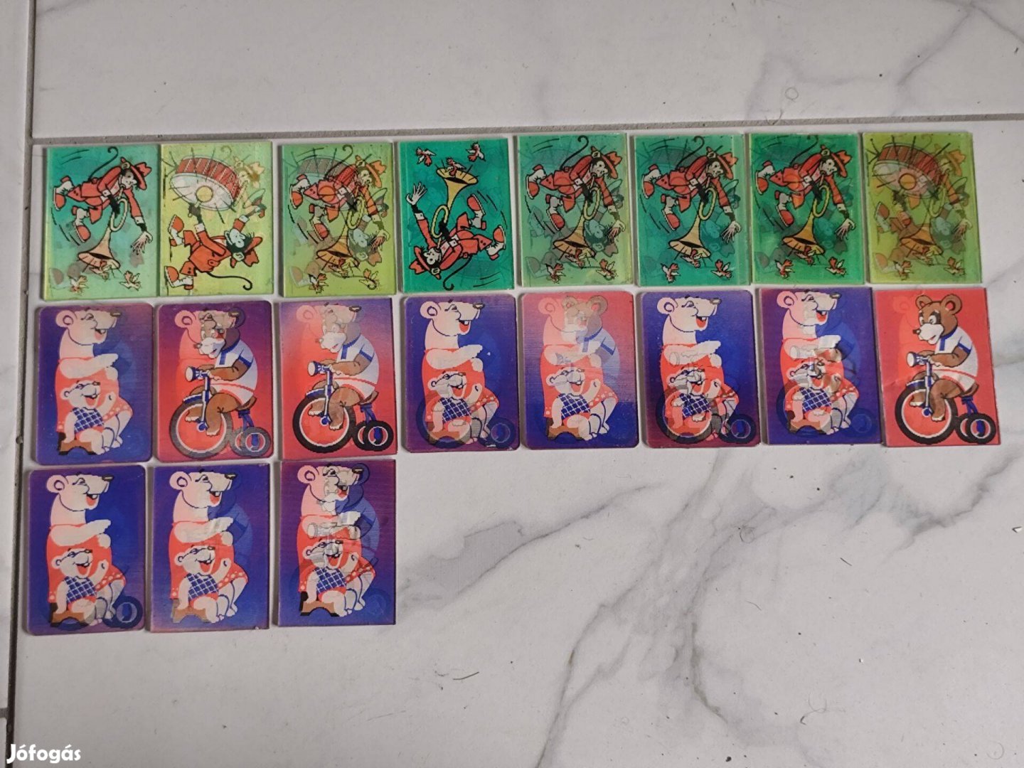 19db Színváltó, irizáló szorzó kártya szovjet naptár kártya