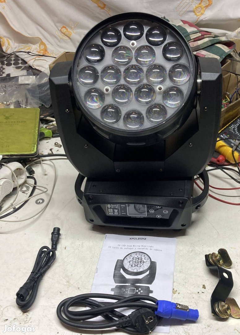 19x15W Led wash 2db új