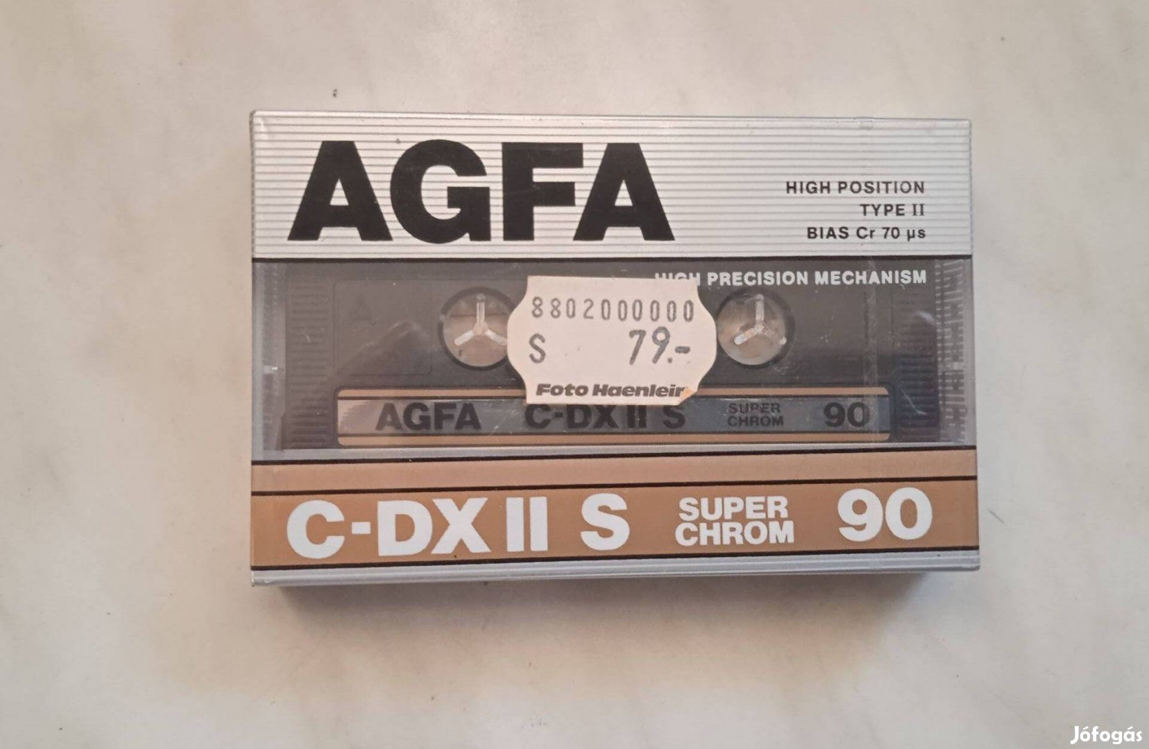 1DB AGFA Superchrom Cdxiis magnó kazetta