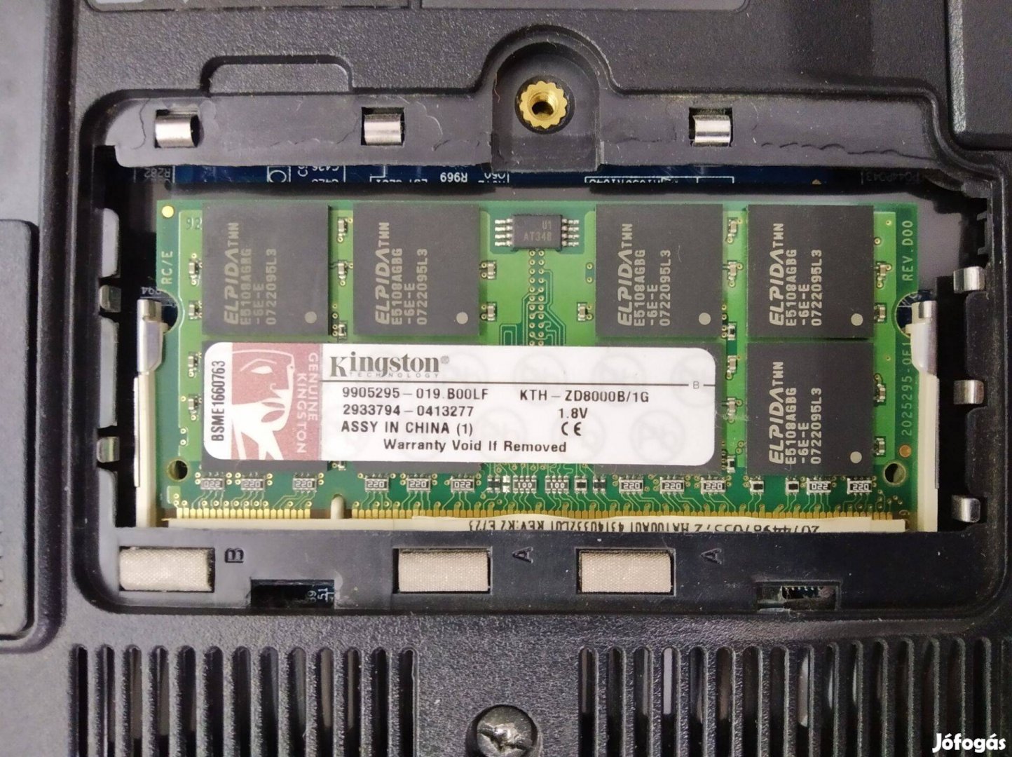 1GB DDR2 200-Pin SO-DIMM PC2-5300S Kingston KTH-ZD8000B/1G 9905295