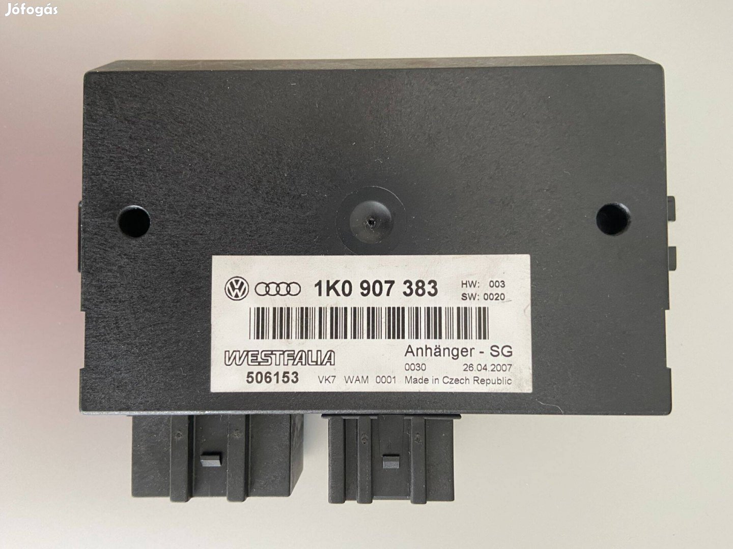 1K0 907 383 VW , AUDI Westfalia Vonóhorog Elektronika