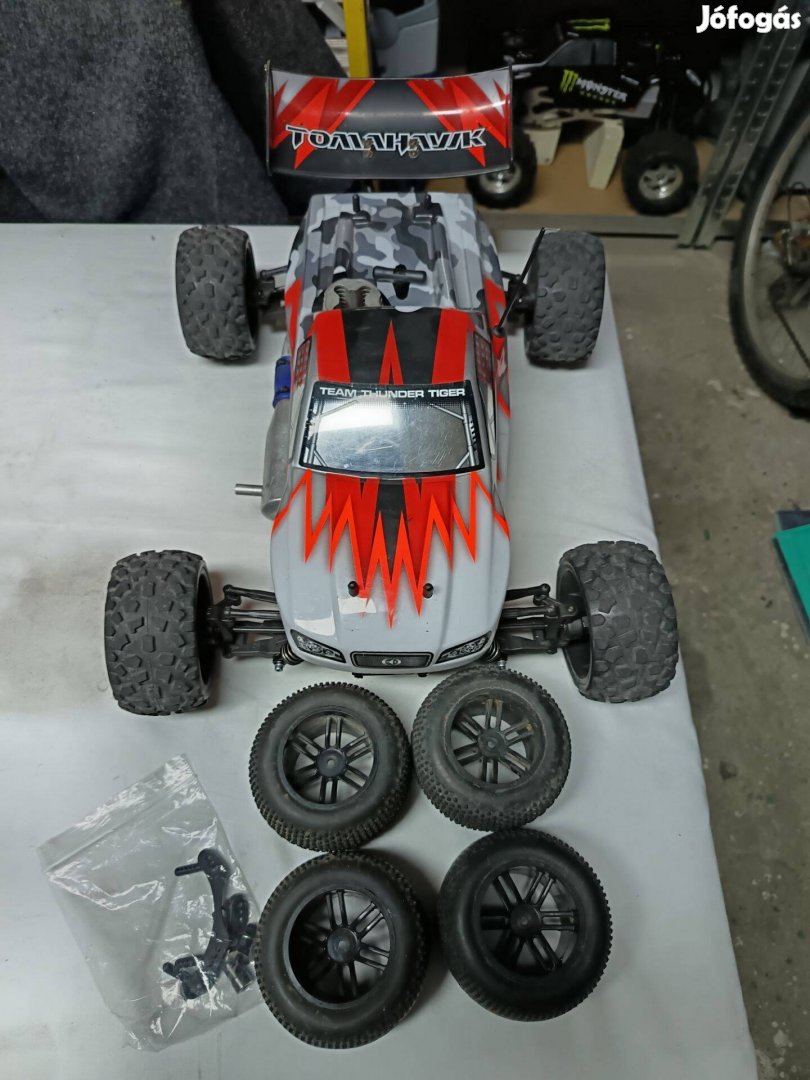 1/10 rc nitrós auto