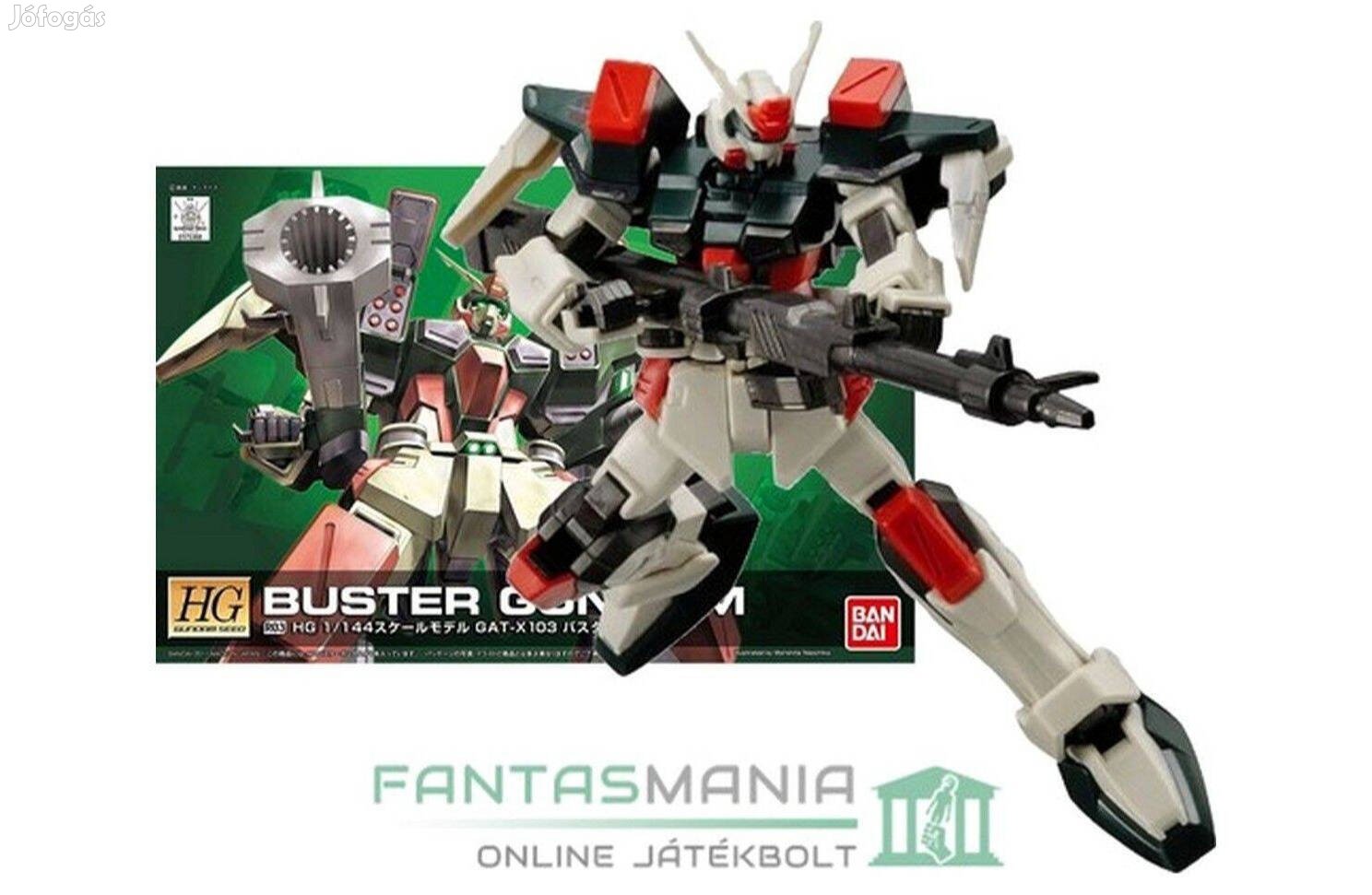 1/144 méretarányú 12 14cm High Grade SEED GAT-X103 Buster Gundam