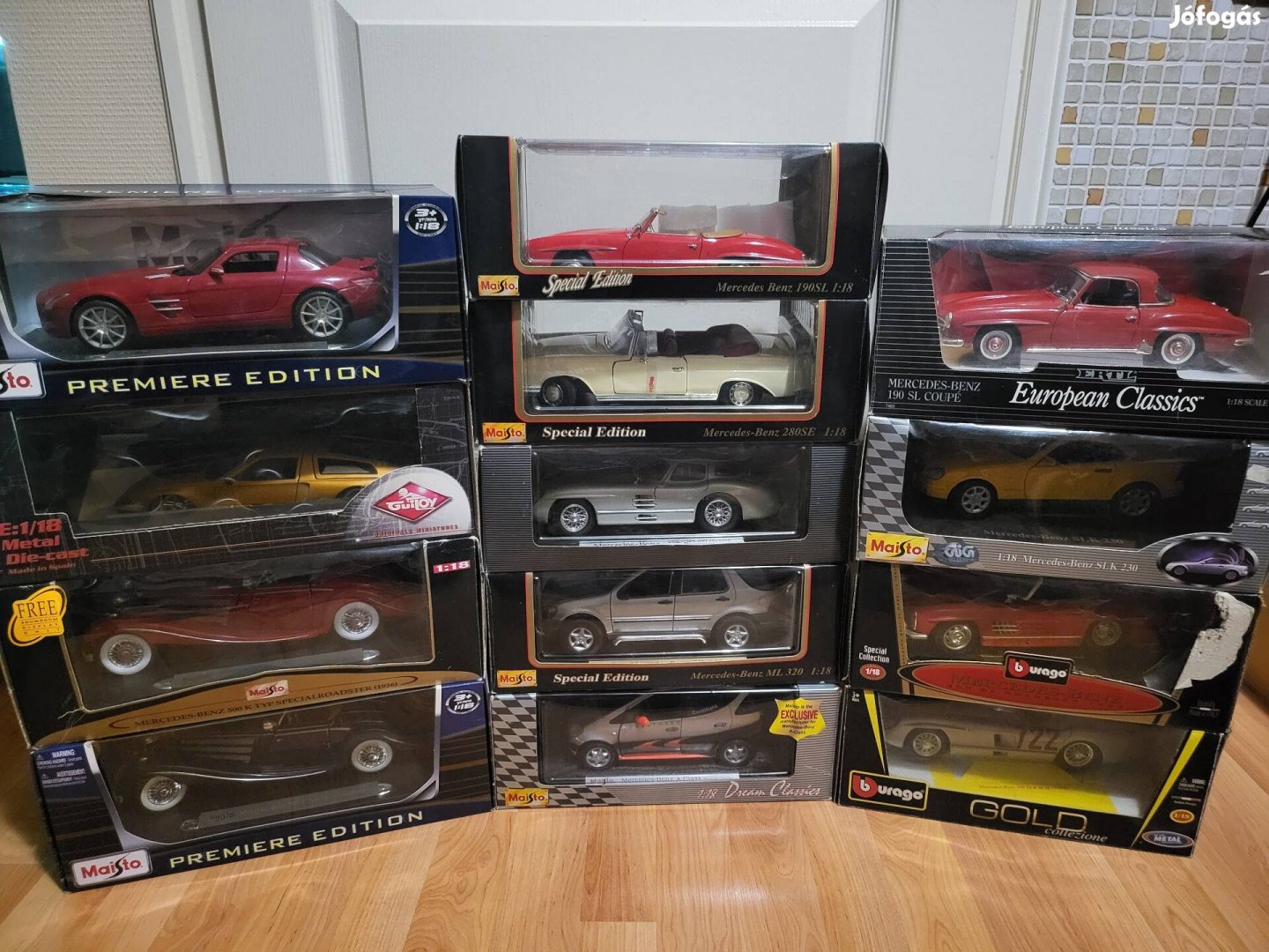 1:18 1/18 Mercedes modellautó gyűjtemény