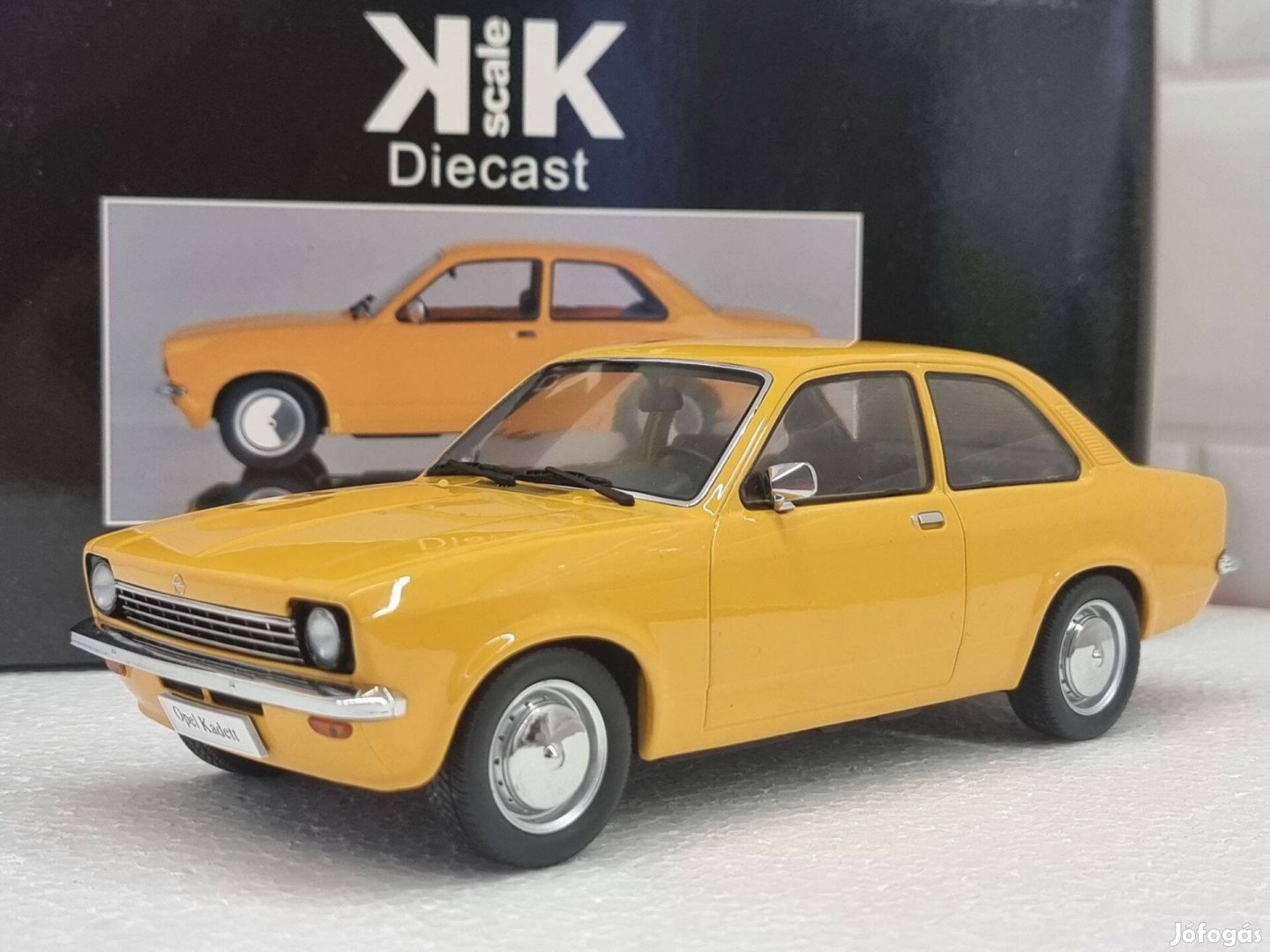 1/18 1:18 Opel Kadett C yellow , KK scale modell