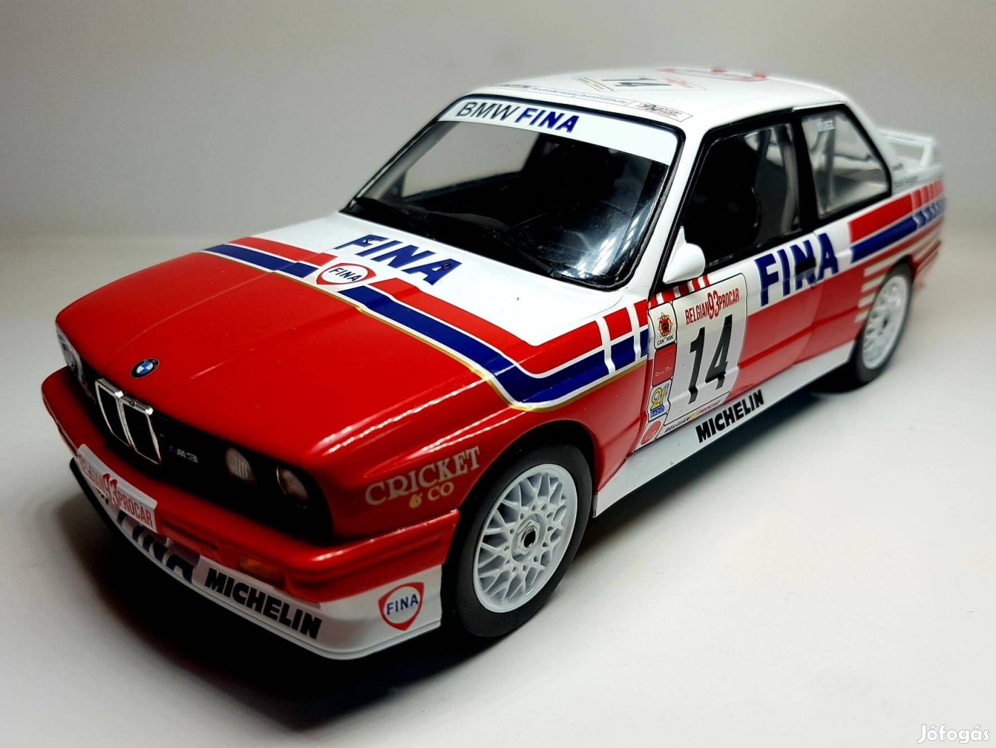 1/18 BMW E30 M3 Solido kiadású autómodell 