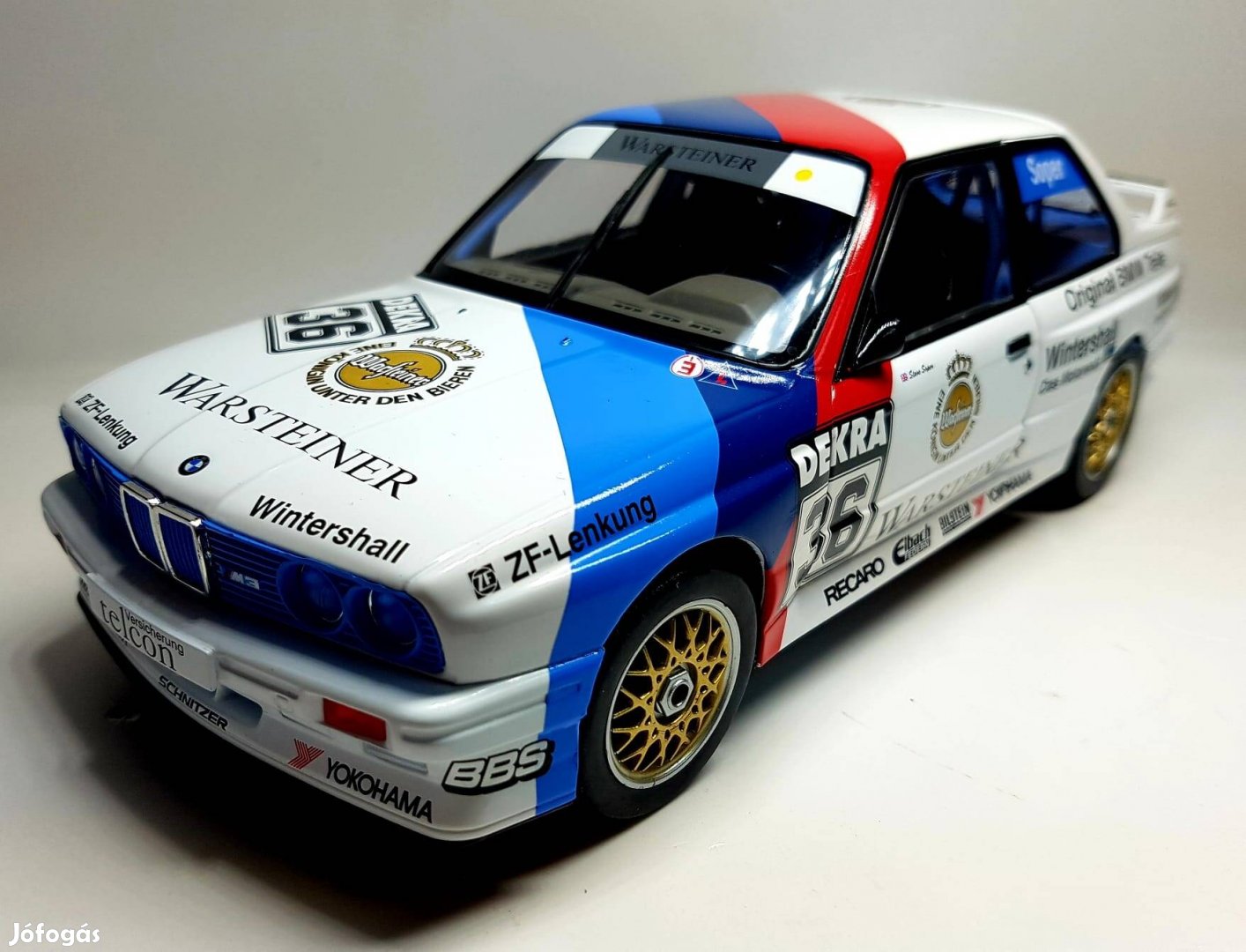 1/18 BMW E30 Solido kiadású autómodell 