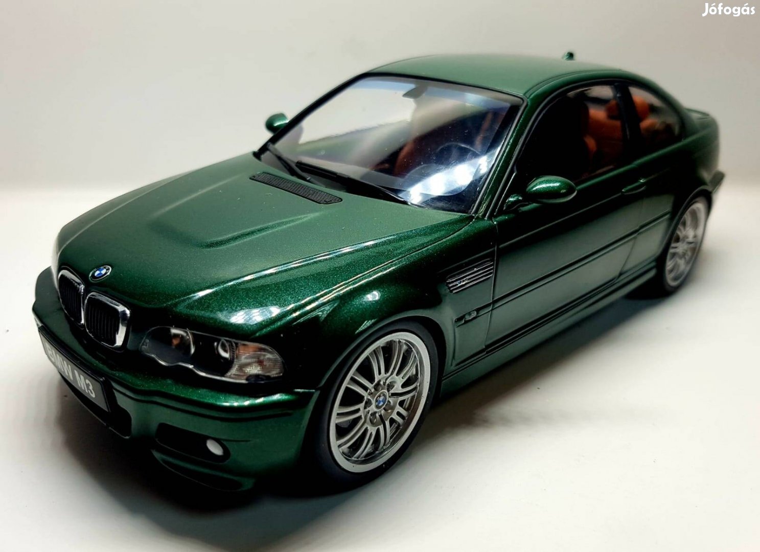 1/18 BMW E46 M3 Coupe Solido kiadású autómodell 