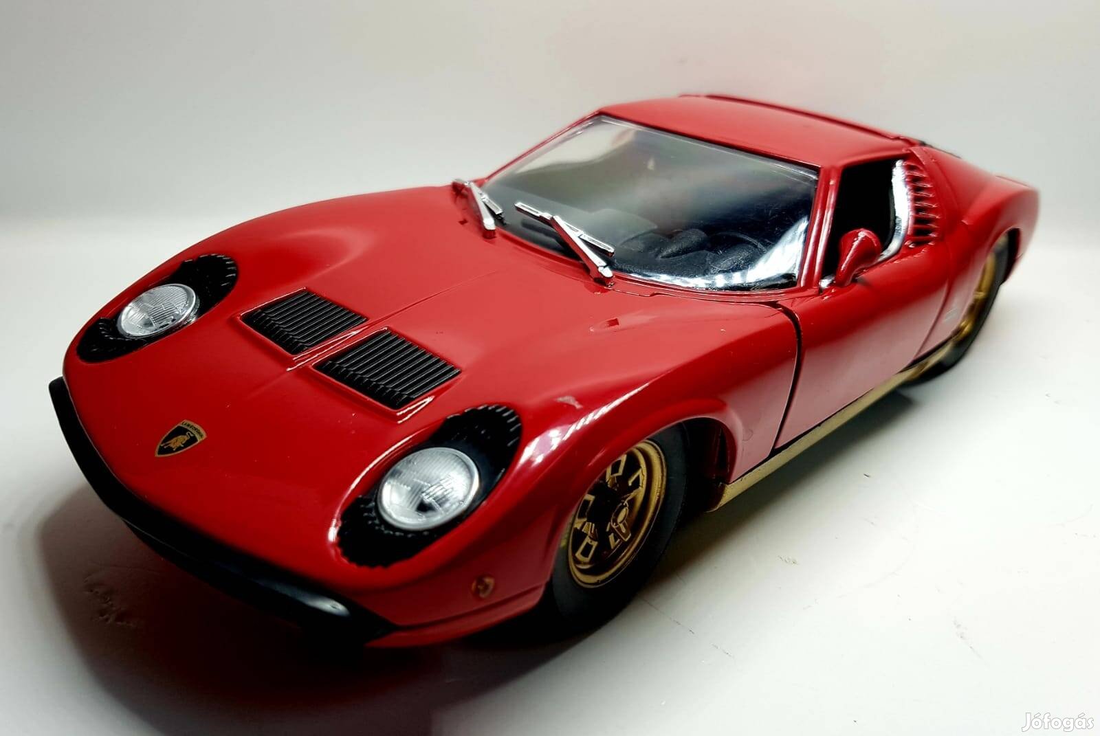 1/18 Lamborghini Miura Anson kiadású autómodell 