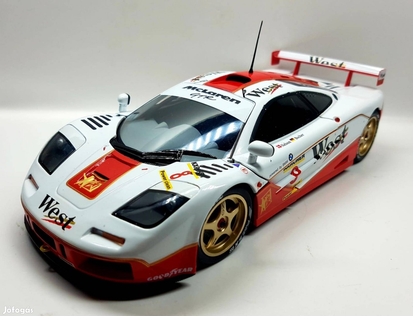 1/18 Mclaren F1 GTR Solido kiadású autómodell 