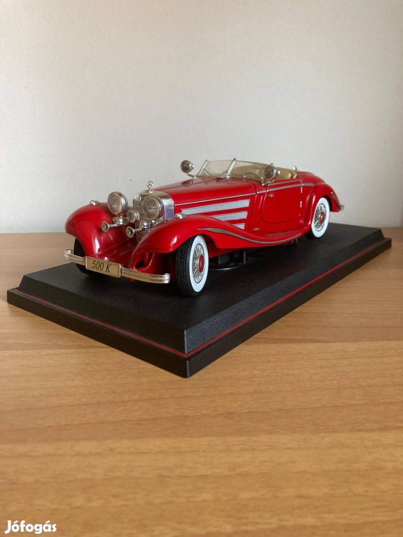 1/18 Mercedes-Benz 500K Maisto kiadású fém autómodell