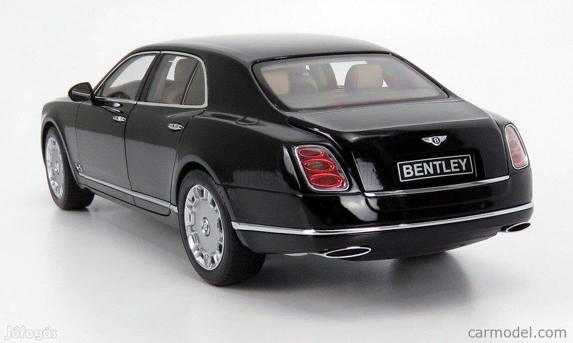 1:18 Minichamps Bentley Mulsane fekete premium minőségú autó modell