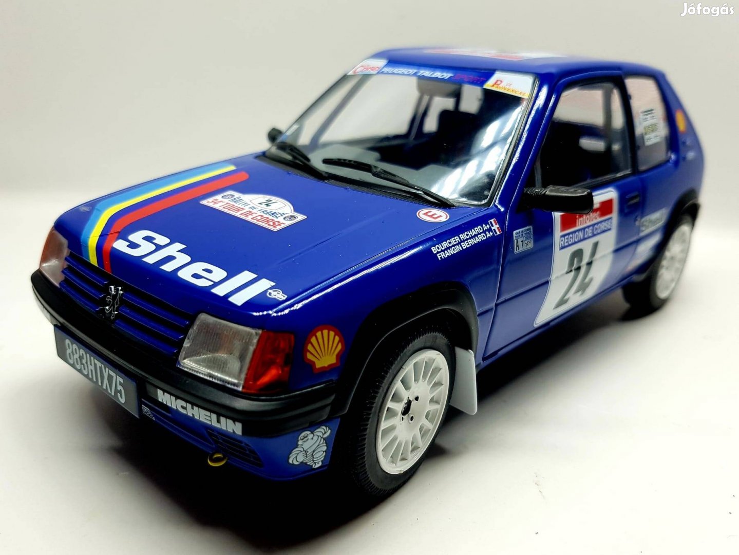 1/18 Peugeot 205 Solido kiadású autómodell 