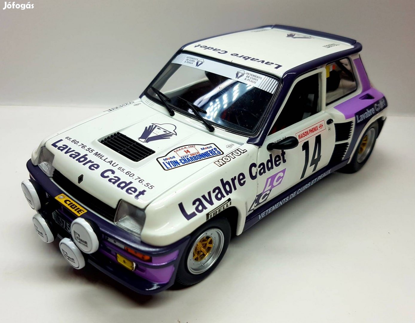 1/18 Renault 5 Turbo Solido kiadású autómodell 