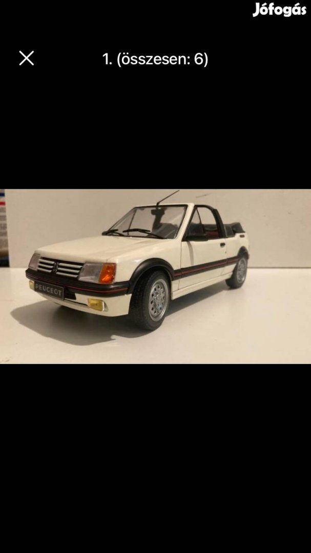 1:18 Solido Peugeot 205 cabrio 