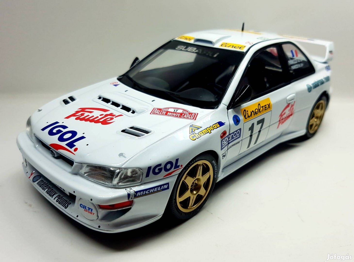 1/18 Subaru Impreza Solido kiadású autómodell 