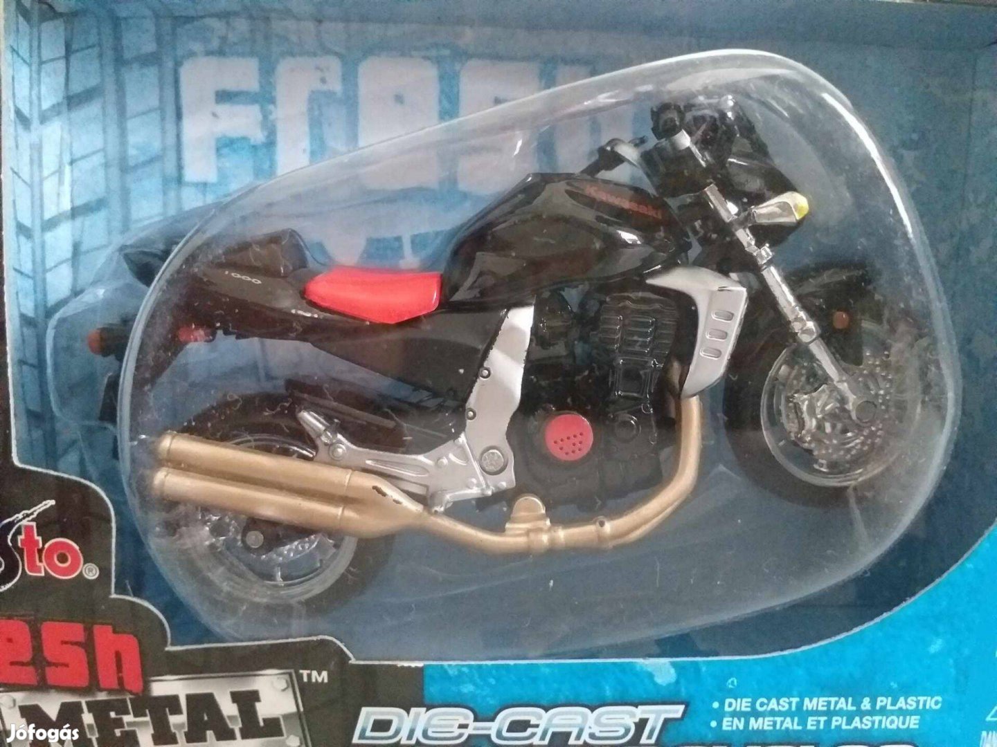 1/18 motor modell Kawasaki Z1000 2003 fekete