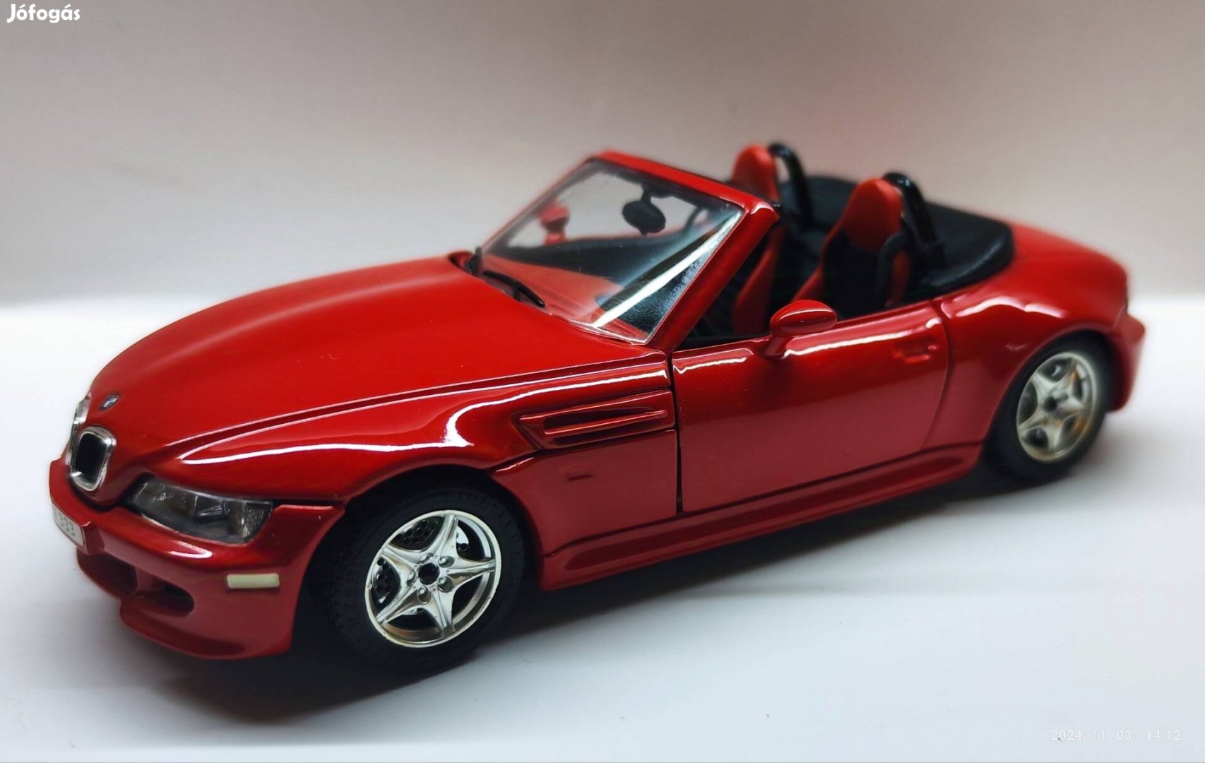 1/24 BMW M Roadster (1996) Burago kiadású autómodell 