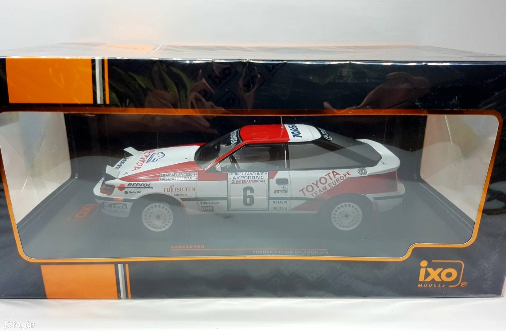 1/24 Toyota Celica GT- Four Ixo kiadású autómodell 