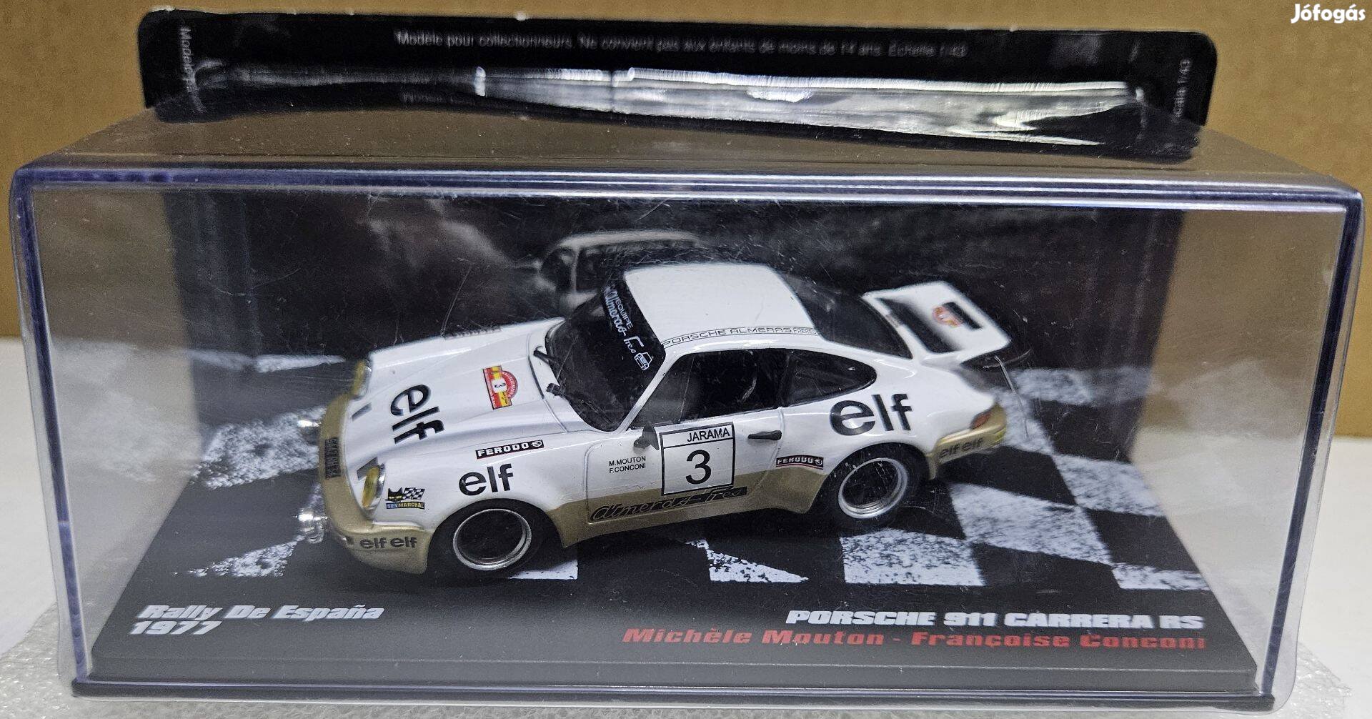 1:43 1/43 Porsche 911 Carrera RS, No.3, Rally Spain, Mouton/Conconi