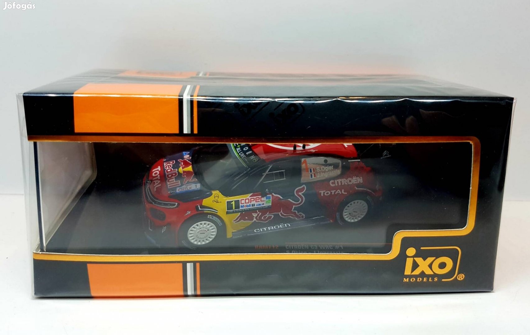 1/43 Citroën C3 WRC Ixo kiadású autómodell 